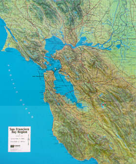 Products: San Francisco Relied Map (Raised)